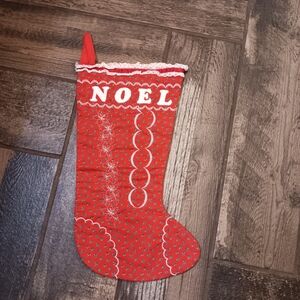 Vintage Handmade Christmas Stocking
